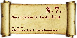 Marczinkech Tankréd névjegykártya